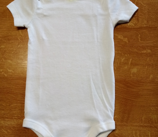 Body kojenecké bílé KR - vel. 12-18 měs.