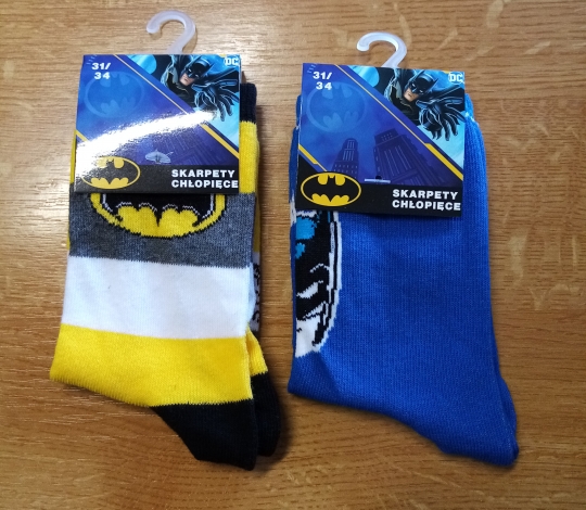 Ponožky chlapecké BATMAN 23-34
