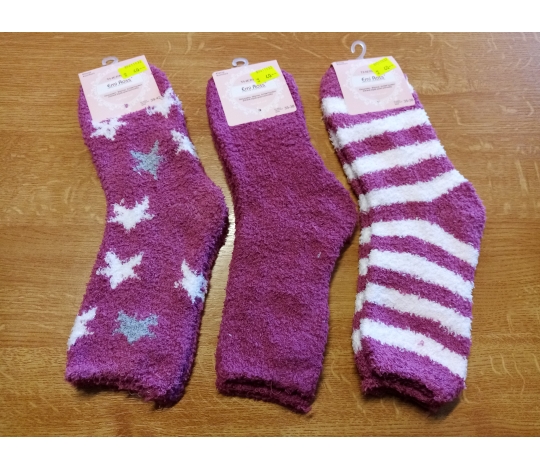 Ponožky dámské PEŘÍČKO fialové - jednobarevné