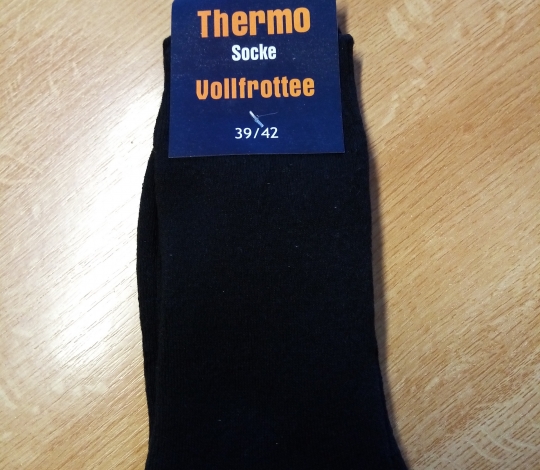 Ponožky pánské teplé thermo černé