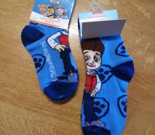 Ponožky chlapecké TLAPKOVÁ PATROLA modré