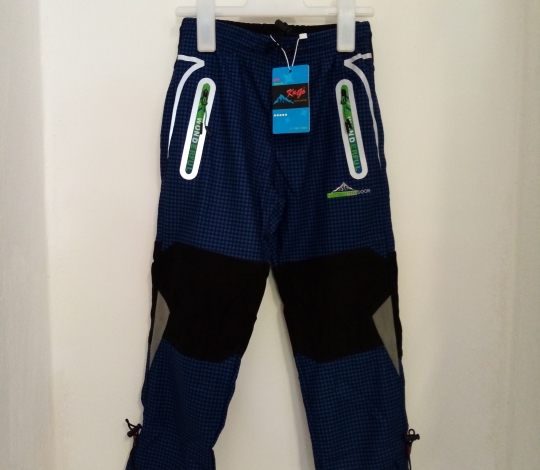 Kalhoty chlapecké outdoorové kostka 116-146