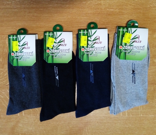 Ponožky pánské bambusové zdravotní AMZF