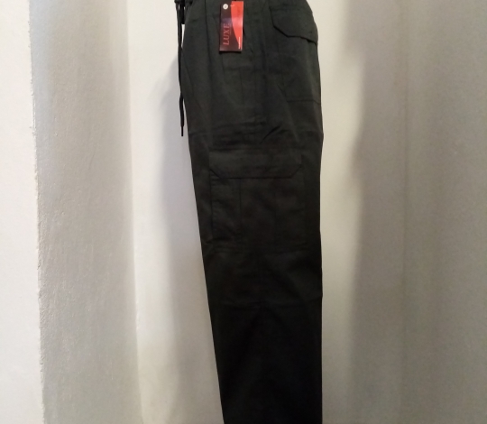 Kalhoty pánské šedé v pase do gumy - XL