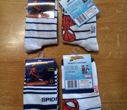 Ponožky chlapecké SPIDERMAN 23-34