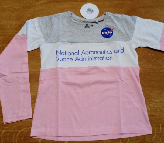 Tričko dívčí NASA dl. rukáv 140-164