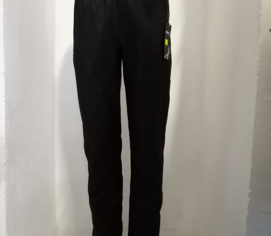 Kalhoty pánské černé šusťákové se síťovanou podšívkou XS-M