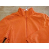 Mikina dámská teplá fleece oranžová - M