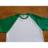 Tričko pánské bílo-zelené krátký rukáv