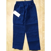 Kalhoty chlapecké softshellové slabé s kopačákem tmavě modré