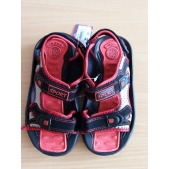 Sandály dětské černo-červené