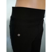 Kalhoty dámské černé elastické se 4 kapsami