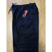 Kalhoty kapsáče pánské plátěné černé